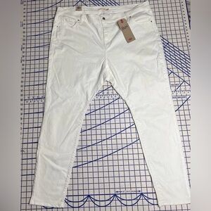 Levi’s 721 High Rise Skinny Jeans White Women’s Size 24W Denim Pants